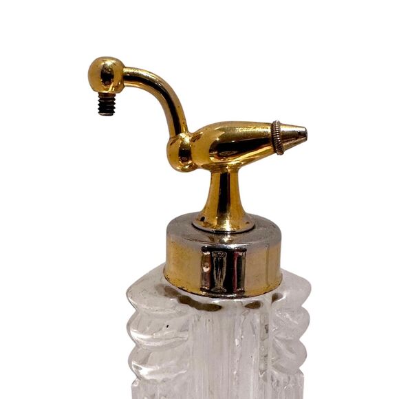 ANTQ Art Deco DeVilbiss EAU De Cologne Atomizer Gold Plated CS-200-7 Series - Picture 4 of 7